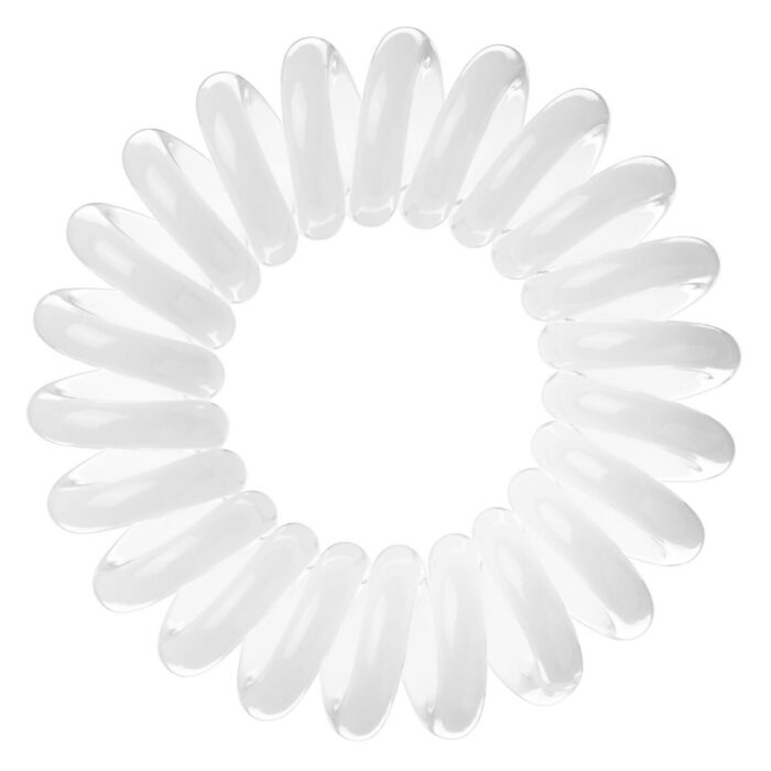 Κοκαλάκια Μαλλιών Invisibobble Traceless Hair Ring Innocent White (Συσκευασία 3ων τεμαχίων)