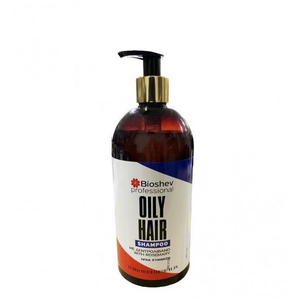 Bioshev Oily Hair Shampoo Σαμπουάν Μαλλιών με Δεντρολίβανο 500ml