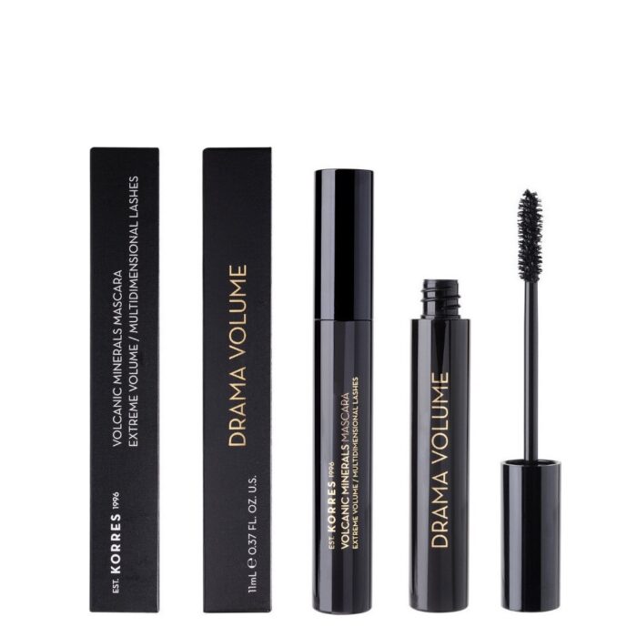 Korres Black Volcanic Minerals Drama Volume Mascara 01 Black 11ml