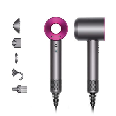 Dyson HD07 fuchsia Dyson Supersonic HD07 - Επαγγελματικό Πιστολάκι Μαλλιών με Φυσούνα Iron / Fuchsia 1600W