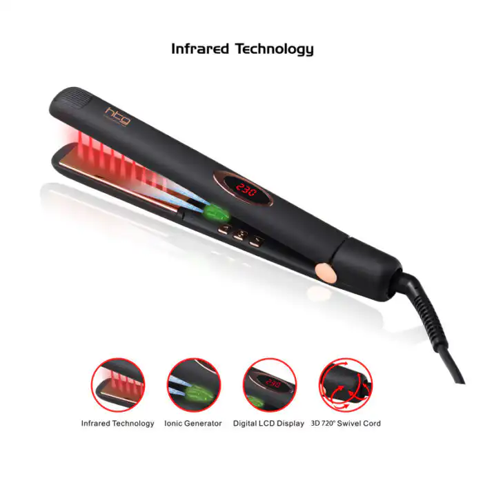 0005194_-hairtech-infrared-ht089-ceramic-ionic HairTech Infrared HT089 Ceramic Ionic 25mm - Επαγγελματική Πρέσα Μαλλιών 45w