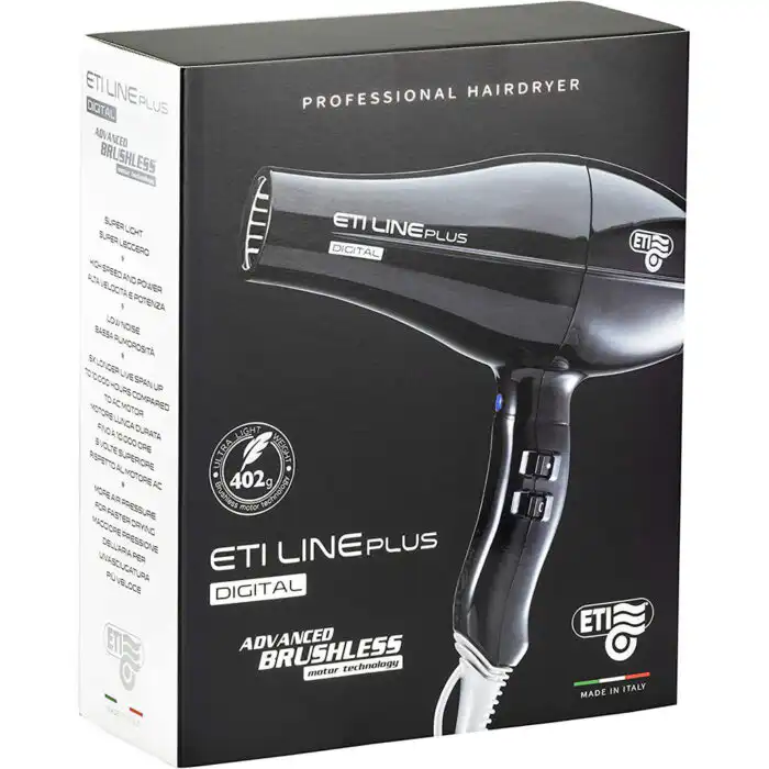Eti-Line-Digital-Plus-Black-2500W_1 Eti Line Digital Plus Black - Επαγγελματικό Πιστολάκι Μαλλιών Μαύρο 2500W