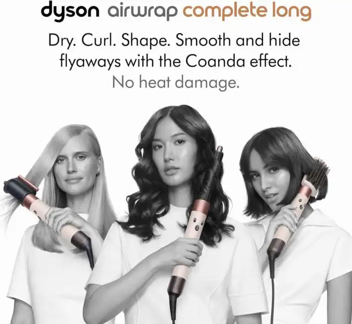 Dyson HS05 Airwrap Complete Long Ceramic Pink / Rose Gold 1300W